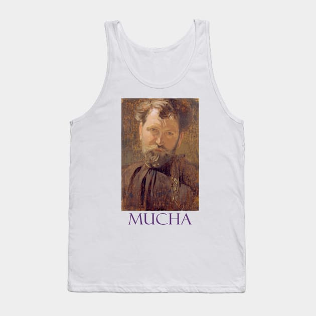 Self-Portrait by Alphonse Mucha Tank Top by Naves